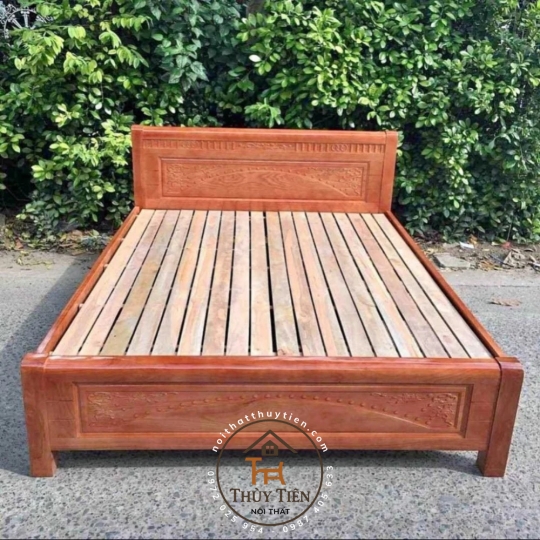Giường ngủ gỗ sồi Pháp Màu