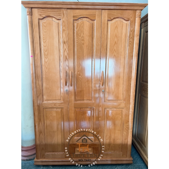 Tủ Quần Áo Gỗ sồi màu đủ kích thước- TQAGS 007
