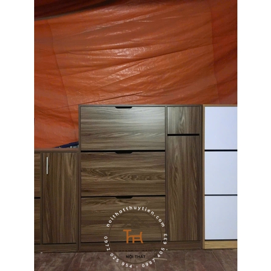 Tủ giày dép Mdf lõi nâu phủ melamin
