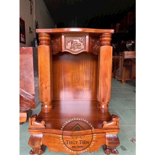 Bàn thờ thần tài gỗ tràm- BTTTGT 003