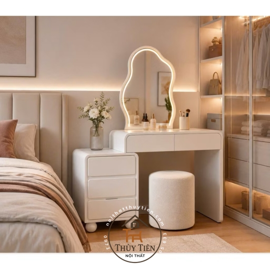 Bàn trang điểm sơn 2 k bóng đẹp bền màu giá xưởng