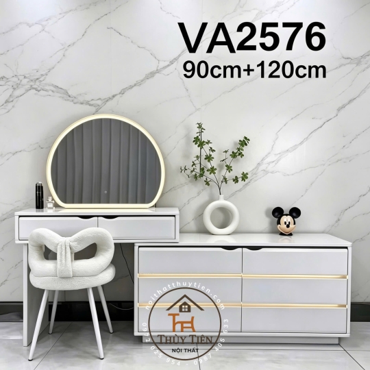 Bộ bàn ghế trang điểm hiện đại