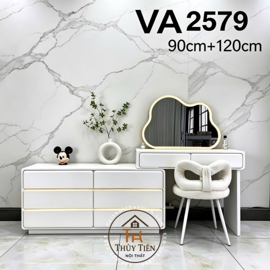 Bộ bàn ghế trang điểm hiện đại