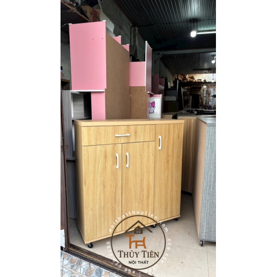 Tủ giày dép MDF lõi nâu nhiều kích thước