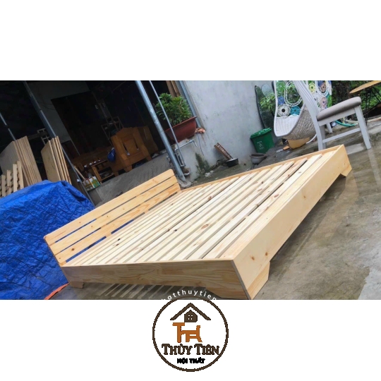 Giường Pallet Gỗ Thông- GPLGT 004