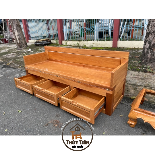 Ghế gấp thông minh gỗ gõ đỏ