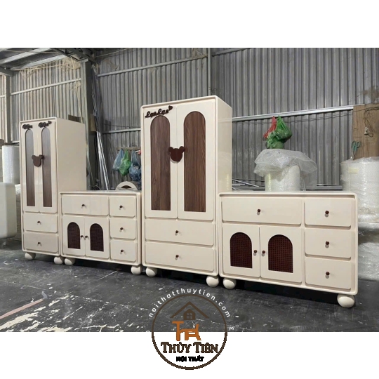 Tủ kệ bàn decor e nhận đặt kích thước theo yêu cầu khách