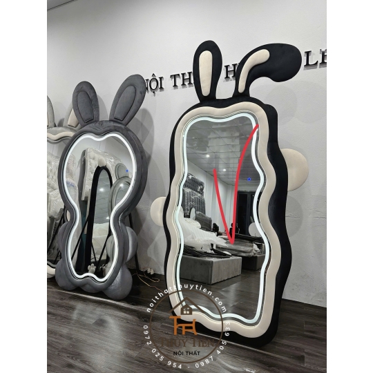 Gương bọc nỉ nhiều mẫu, E nhận làm mix màu theo yêu cầu nhé