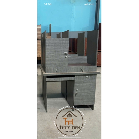 Bàn làm việc okal min có hộc khoá chắc chắn