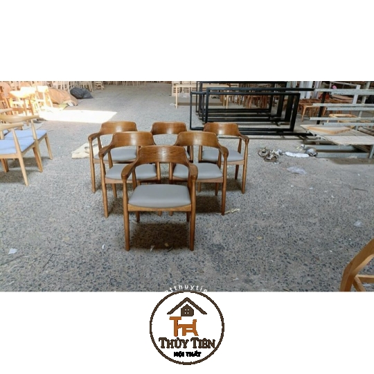 Ghế hiro ash tựa cao cho khách nhà e, form đẹp chuẩn