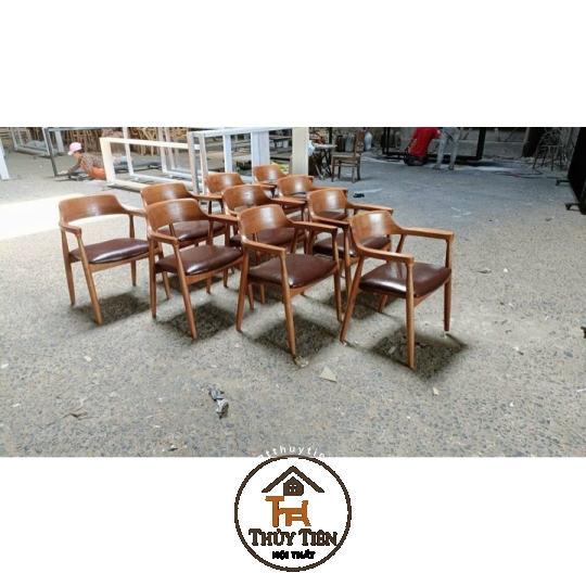 Ghế hiro ash tựa cao cho khách nhà e, form đẹp chuẩn