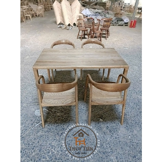 BỘ BÀN ĂN NEVA GỖ ASH CAO CẤP