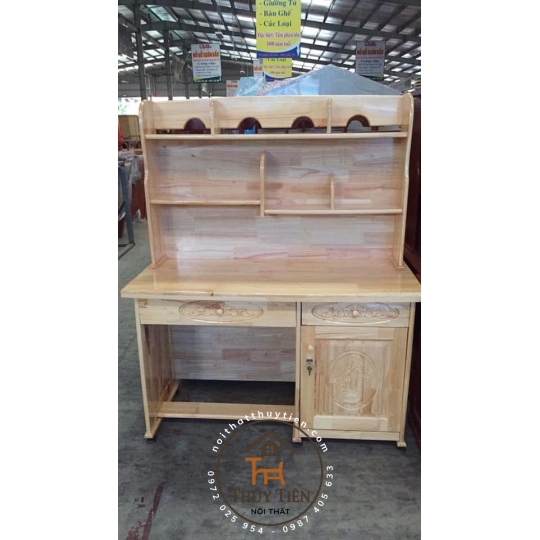 Bàn học sinh gỗ thông nhiều kích thước