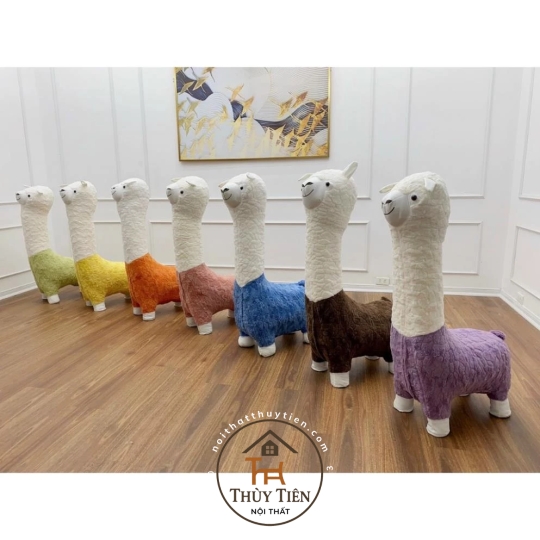 Ghế Decor  Đồ Chơi Lạc Đà Alpaca Cao Cấp Trẻ Em