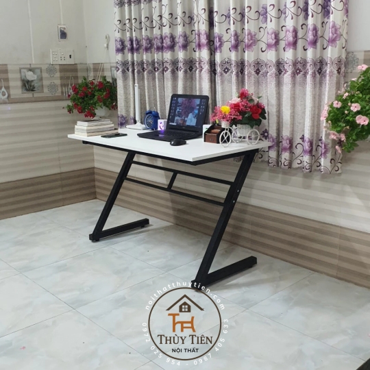  Bàn làm việc chữ Z đa năng – khung sắt sơn tĩnh điện 2 lớp – gỗ MDF chống ẩm – cực chắc chắn