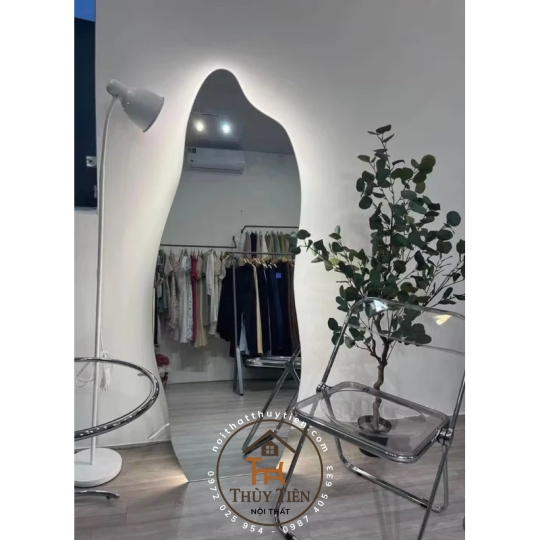 Gương Toàn Thân Hình Hạt Đậu, Gương Cá Heo