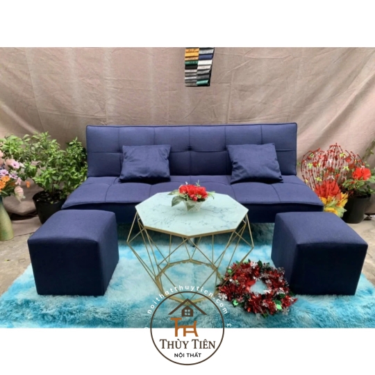Bộ sofa bed 6 món thông minh 2 in 1 vừa làm ghế vừa làm giường