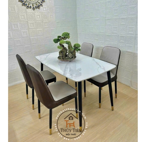  Bộ Bàn Ăn Ghế Monet Không Tay Nhập Khẩu