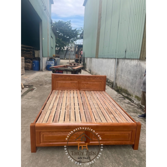 Giường ngủ gỗ sồi Pháp Màu