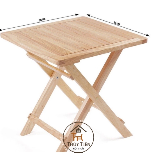 Bộ Bàn ghế cafe mini gỗ cao su- BCFCS 002