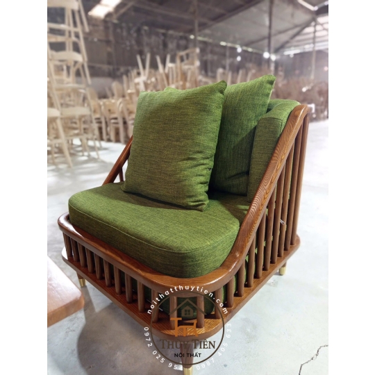 BỘ SOFA KBH BOCK VẢI NỈ XANH