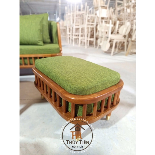 BỘ SOFA KBH BOCK VẢI NỈ XANH