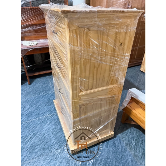Tủ quần áo trẻ em gỗ thông- TQAGT 002