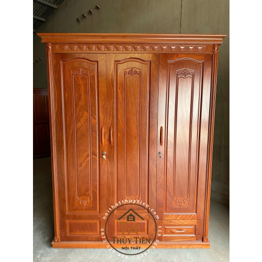 Tủ quần áo xoan phủ - TQAXP 011