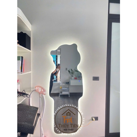 Gương decor toàn thân đèn led ko đèn led nhiều mẫu hàng loại 1 