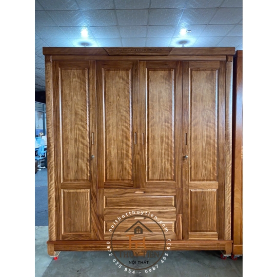 Tủ quần áo gỗ hương xám