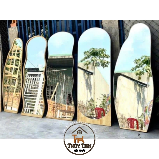 Gương decor toàn thân đèn led ko đèn led nhiều mẫu hàng loại 1 