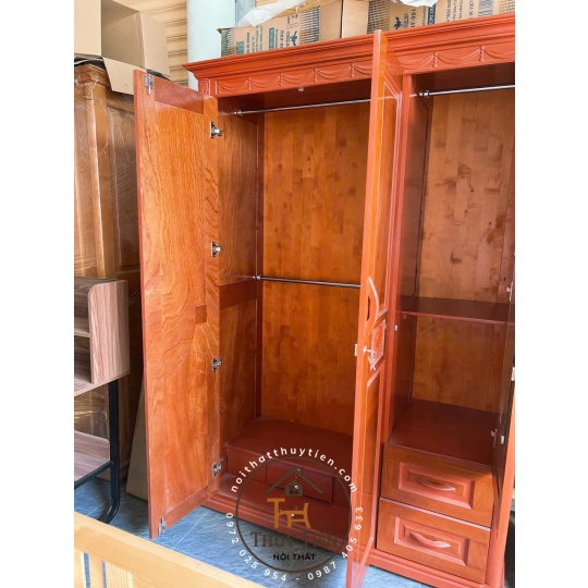 Tủ quần áo xoan phủ - TQAXP 013