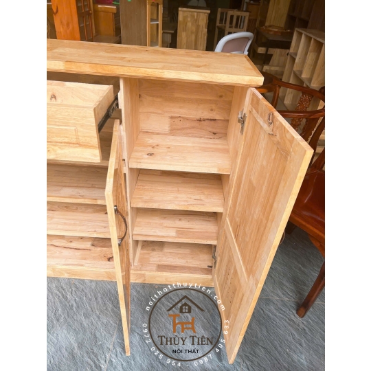 Tủ giày dép gỗ cao su- TGDCS 009