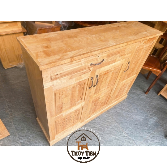 Tủ giày dép gỗ cao su- TGDCS 009