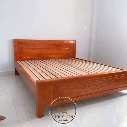 Giường ngủ gỗ sồi Pháp Màu