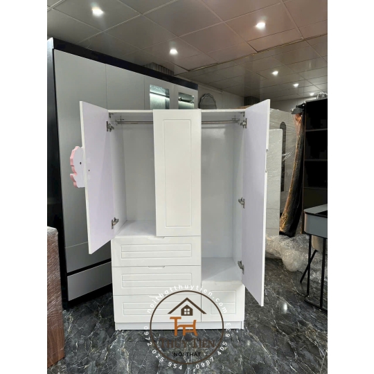 Mẫu tủ quần áo cho bé MDF 