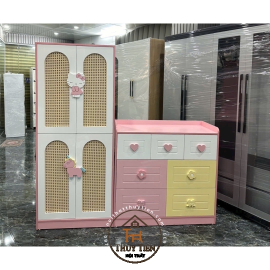 Tủ quần áo cho bé đặt theo yêu cầu khách ạ