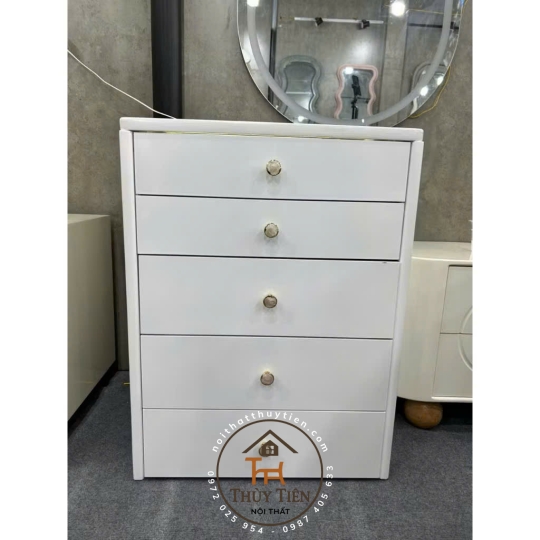 Bàn trang điểm thông minh gấp gọn đa năng sơn 2k kèm gương led 3 màu