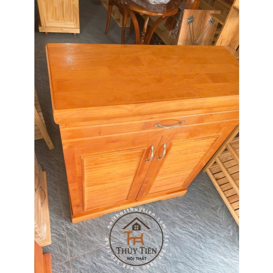 Tủ giày dép gỗ cao su 