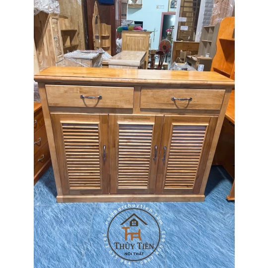 Tủ giày dép gỗ cao su- TGDCS 009