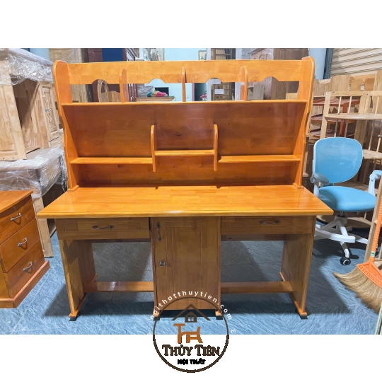 Bàn học sinh gỗ thông đôi