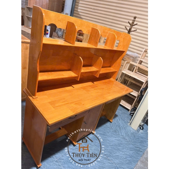 Bàn học sinh gỗ thông đôi