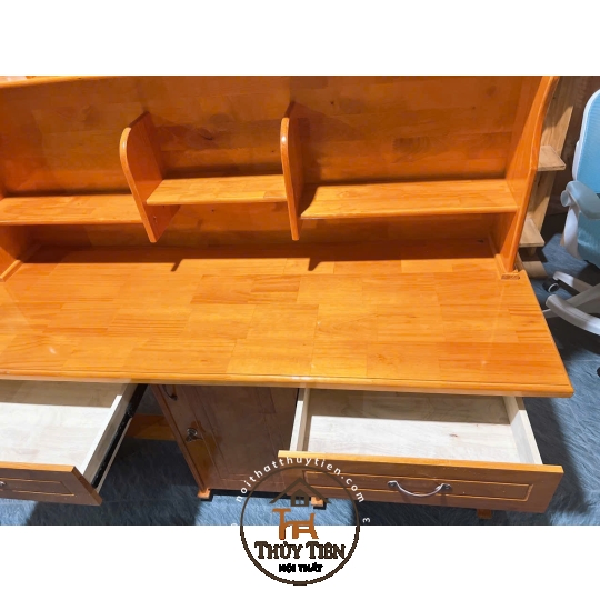 Bàn học sinh gỗ thông đôi