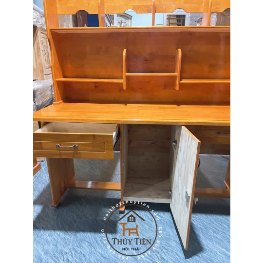 Bàn học sinh gỗ thông đôi