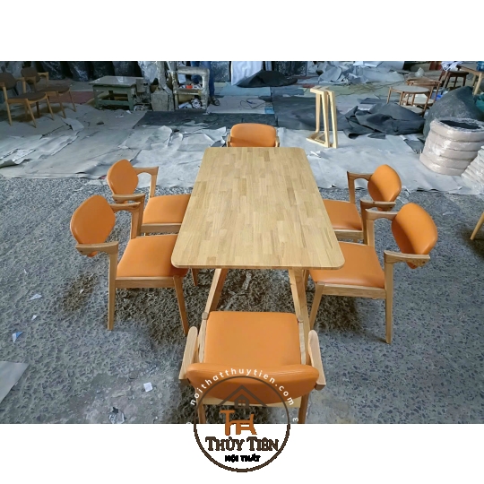 Bộ bàn ghế sofa Z cam nổi bật