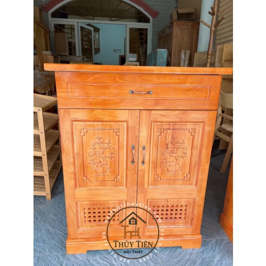 Tủ giày dép gỗ cao su 