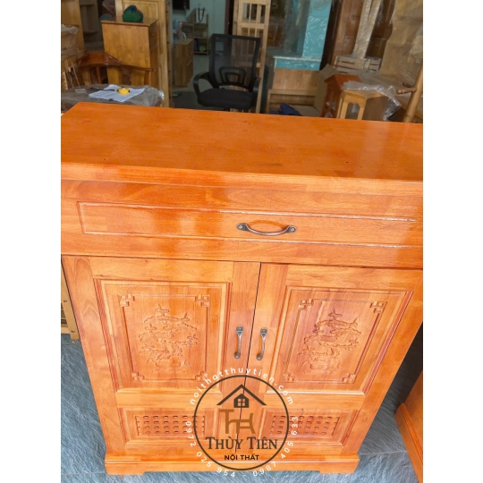 Tủ giày dép gỗ cao su 