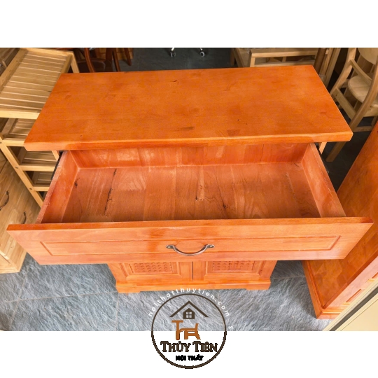 Tủ giày dép gỗ cao su 