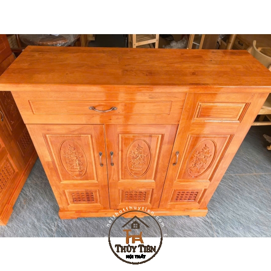 Tủ giày dép gỗ cao su 