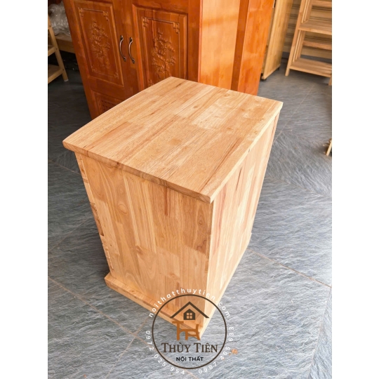 Tủ đầu giường gỗ cao su